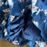 Band of Gypsies Navy Floral V Neck Romper Size Small Boho Photo 5