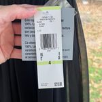 Anne Klein Black 100% Silk Beaded Cocktail Dress Size 4. NEW WITH DEFECTS Photo 5