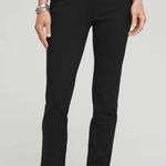 Brigitte Slim Ankle Pants Black Pull On Size 14 Chico's 2.5 Stretch Photo 0