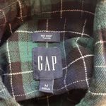 Gap Womens Flannel Shirt Size Medium Plaid Blackwatch Grunge Soft Comfy Outdoor Photo 6