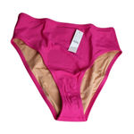 J.Crew  Hallie‎ Fuschia Bikini Bottom Size Medium Photo 0