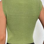 SheIn Mock Neck Ribbed Knit Sweater Tank Photo 4