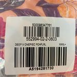 Old Navy One Piece Swimsuit Women 3x Pink Peach Floral Back Cutout Tie Tropical Photo 4