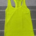 Lululemon  swiftly tank size o Athletic Works Womens Neon Yellow Racerback Photo 0