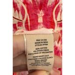 Soft Surroundings Embroidered Tunic Dress Pink White Ikat Print L Photo 4