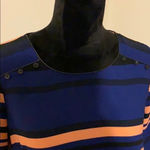 Skies Are Blue  Nordstrom Stripe Blouse Top Small Photo 5