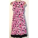 Motherhood Maternity floral sleeveless pink dress Photo 1