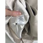 Tart XS Laser Cut Perforated Faux Leather Sleeveless Mini Dress Tan Beige Gray Photo 7