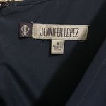 Jennifer Lopez navy mini dress with long sheer cape sleeves Photo 2