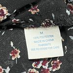 Passports NWOT M Passport Women’s Floral Print Bohemian Festival Shirt Top 100% Polyester Photo 2