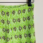 ZARA  Full Length Printed Wide Leg Trousers Green size S Photo 3