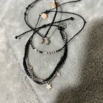 Black and Silver moon and star Pura Vida Charm Bracelet Set Photo 0