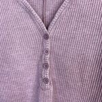 Zyia  Dont Wake Me Up Lilac Purple Thermal Waffle Knit Lounge Sleep Top XL new Photo 3