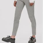 Divided H&M Houndstooth Black White Skinny Stretch Pants Lightweight Size 4 Photo 0