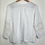 Krazy Kat  Peasant Style Blouse Top Women’s Size 2X Boho Beachy Crochet Cotton Photo 5