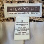 Norton Mcnaughton Vintage Y2K  Viewpoint Snakeskin Print Single Breasted Blazer Photo 4