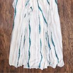 BCBGMAXAZRIA • Liliana Dress gown tulle net embroidered maxi cream green flowy Photo 5