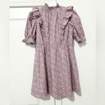 Tuckernuck Hyacinth House Purple Floral Periwinkle Mini Dress Size XS Photo 4