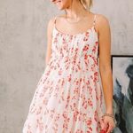 Trixxi Sheer Floral Tiered Overlay Mini Dress Photo 0