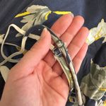 Gap  Soft Fit‎ & Flare Dress S Navy Floral Yellow Rayon Summer Spaghetti Strap Photo 4