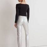 Madewell The ‘90s Straight Jean in Silver Foil Photo 5