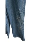Faded Glory  Embroidered Floral Women's Jeans Size 16 Authentic Brand Denim Photo 1