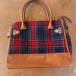Target Classy holiday plaid faux leather bag shoulder bag   Photo 0