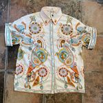 NWT Commense Polo Print Half Sleeve Shorts Set Lounge Wear Size Small Photo 2