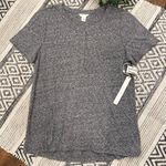 Caslon NWT Gray  Henley Tee Shirt Photo 0