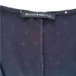 Brandy Melville  Floral Black Wrap Mini Dress Photo 3