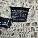 Wet Seal Y2K Vintage Tank Top L Boho Crochet Bow Tie Tunic Beachy Cover Shirt Photo 9