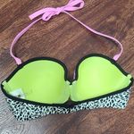 Shade & Shore Vacay Bandeau Bikini Top in Animal Print size 34D‎ Photo 3