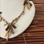 J.Crew  Vintage Gold and Brown Necklace Photo 1
