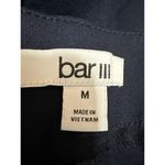 Bar III Womens Navy Blue Belted High Waisted Trousers Cropped Dress Pants Size M Photo 3