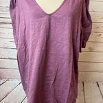 Suzanne Betro Weekend Blouse Plus size 3X 3XL Womens Tunic Top Shirt NWT Purple Photo 0