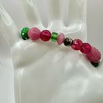 D.P. Limited pink and green beaded bracelet Photo 2