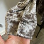 Jessica Simpson Crushed Velvet Button Down Shirt Small Silver Gray Oversized Y2K Photo 3