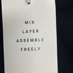 FREE ASSEMBLY Boxy Cropped Sweater Black Women’s Large Black Photo 3