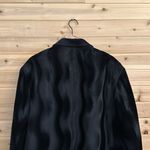 Vintage 90’s Pronti Size XLarge Unisex Faux Pony Hair Leopard Print Jacket Black Photo 10