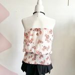 Vintage Floral Tube Top Y2K 2000s Coquette Cottagecore Fairycore Small Photo 1
