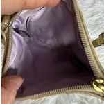 Coach  Gold Blue Pink Canvas Wristlet Photo 4