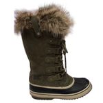 Sorel  Joan of Arctic Snow Boots Waterproof Suede Fur Green Women's 7.5 NL2429-38 Photo 5