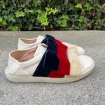 Gucci Ace leather and velvet bow slip-on sneakers size IT 36.5 US 6.5 Photo 8