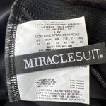 MiracleSuit  Oceanus Black V-Neck One Piece Swimsuit Size 10 Photo 2