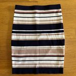 Bardot  Navy Pebble Striped Preppy Quiet Luxury Coastal Y2k Club Mini Skir… Photo 0