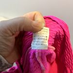 Booty By Brabants  Croco Skin Bike Shorts Sports Bra Matching Set Pink Large Photo 2