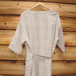 NWT Pas de Calais Lagenlook Oversize Wrap Dress Tan Photo 7