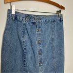 SheIn  Y2K style button front denim straight pencil skirt women size 8/10 trendy‎ Photo 1