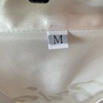 Medium “ BRIDE” Gold letter Robe with belt White Photo 4