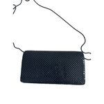 La Regale Vintage Navy Blue Chain Mesh Cocktail Bag w/ Strap Photo 3